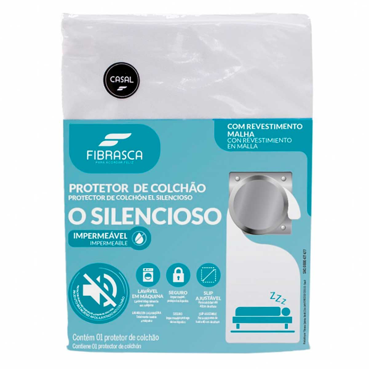 Protetor Colchão Queen O Silencioso Fibrasca