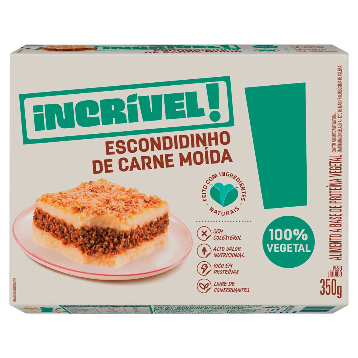 Escondidinho Incrível 100% Vegetal 350g