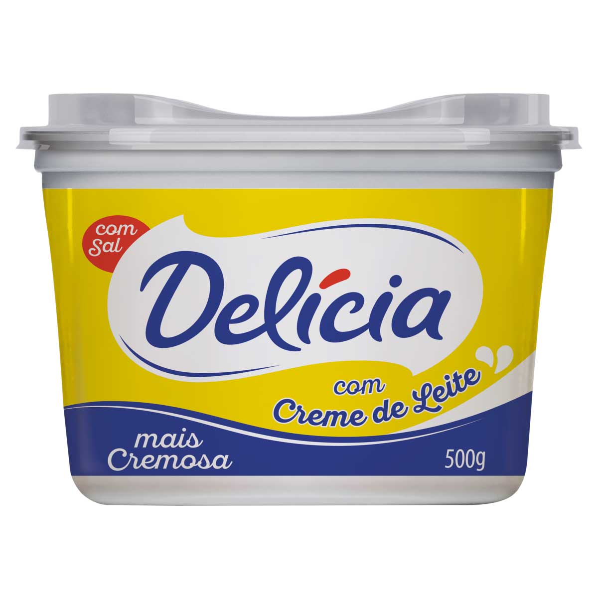 Margarina com Creme de Leite Delícia com Sal 500g