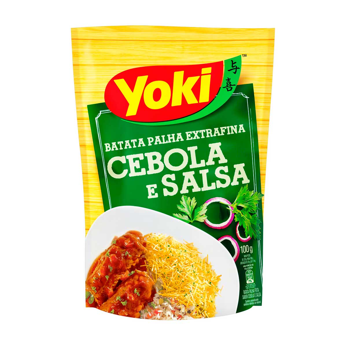 Batata Palha Yoki Extra Fina Cebola e Salsa 100 g