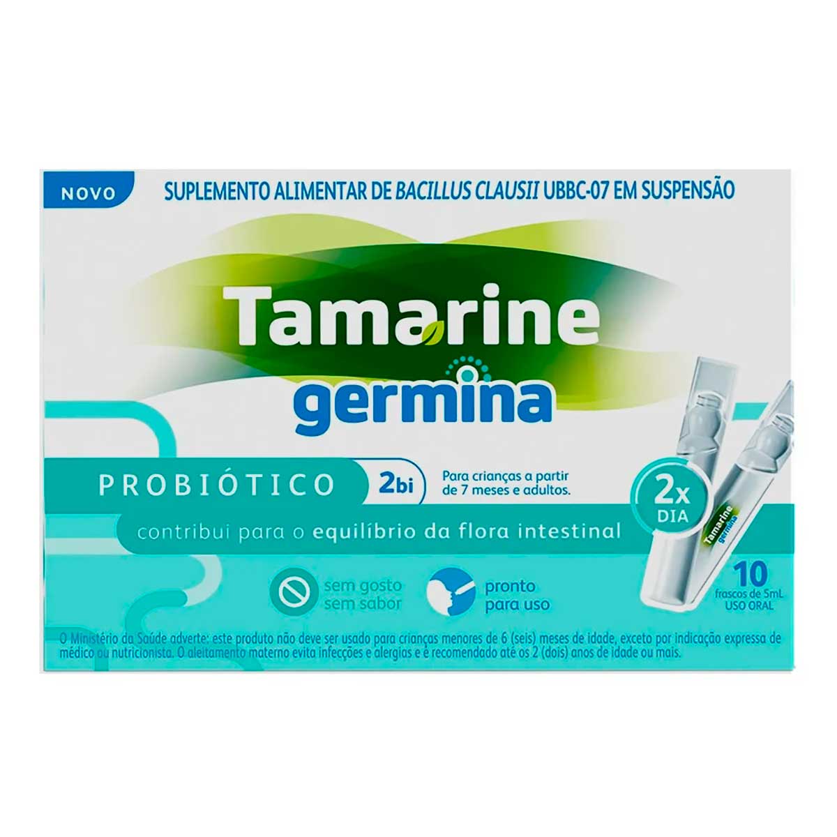 Probiótico Tamarine Germina 10 Frascos de 5ml Cada
