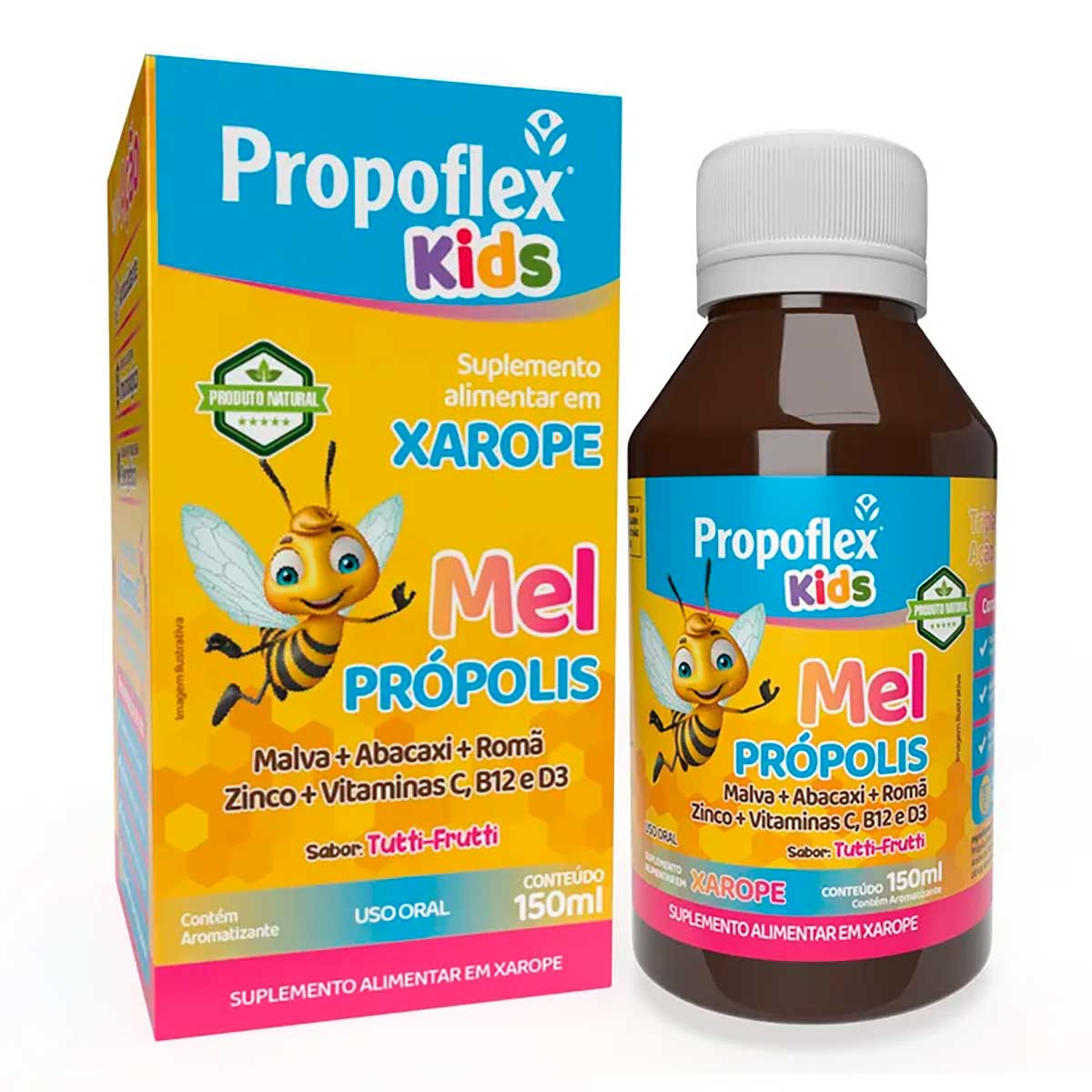 Xarope Propoflex Kids Sabor Tutti-Frutti - 150ml