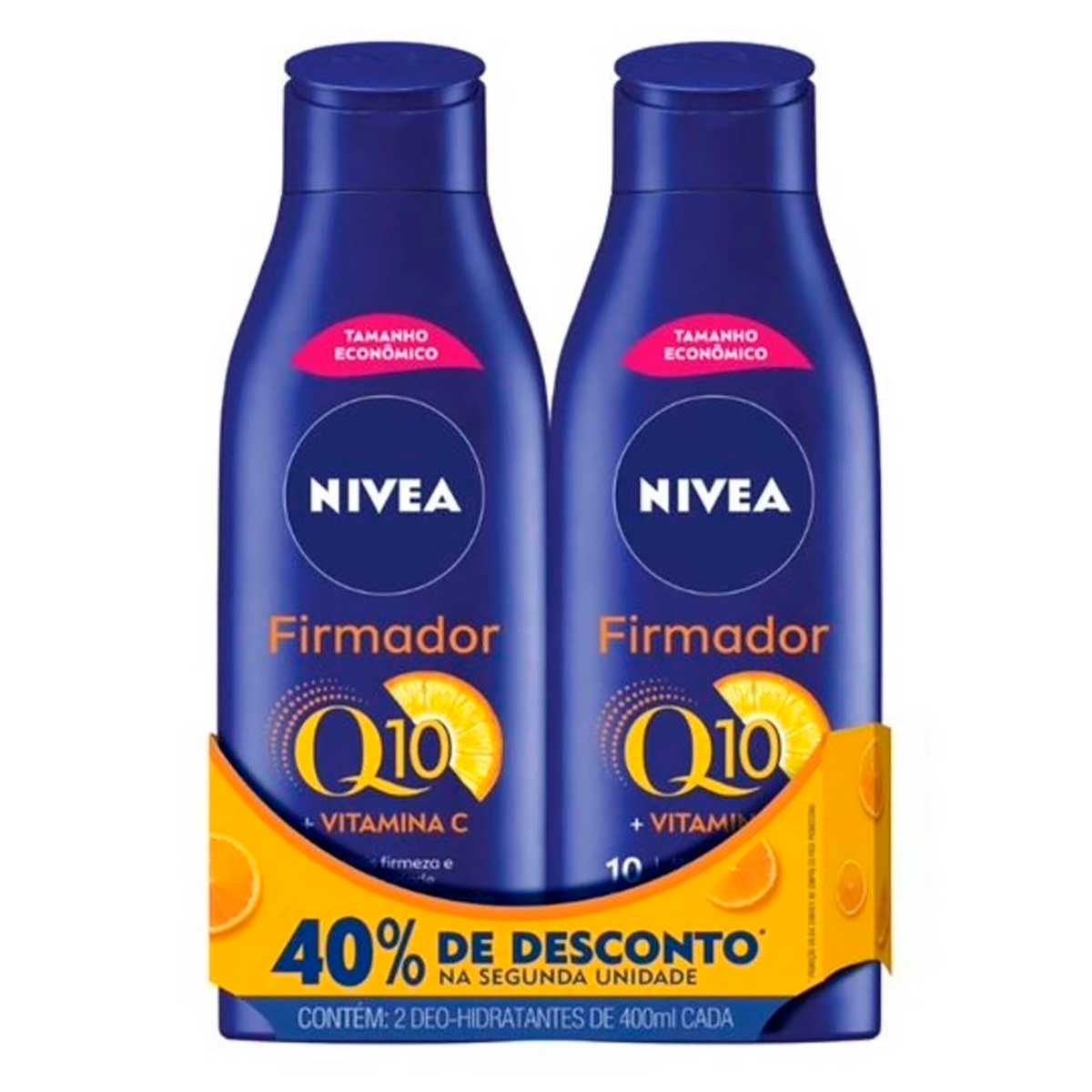 Kit Hidratante Corporal Nivea Q10 Com 2 Unidades De 400ml Cada