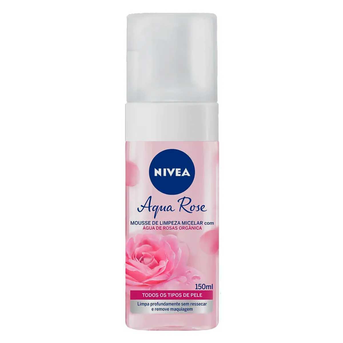 Mousse de Limpeza Facial NIVEA Aqua Rose 150ml