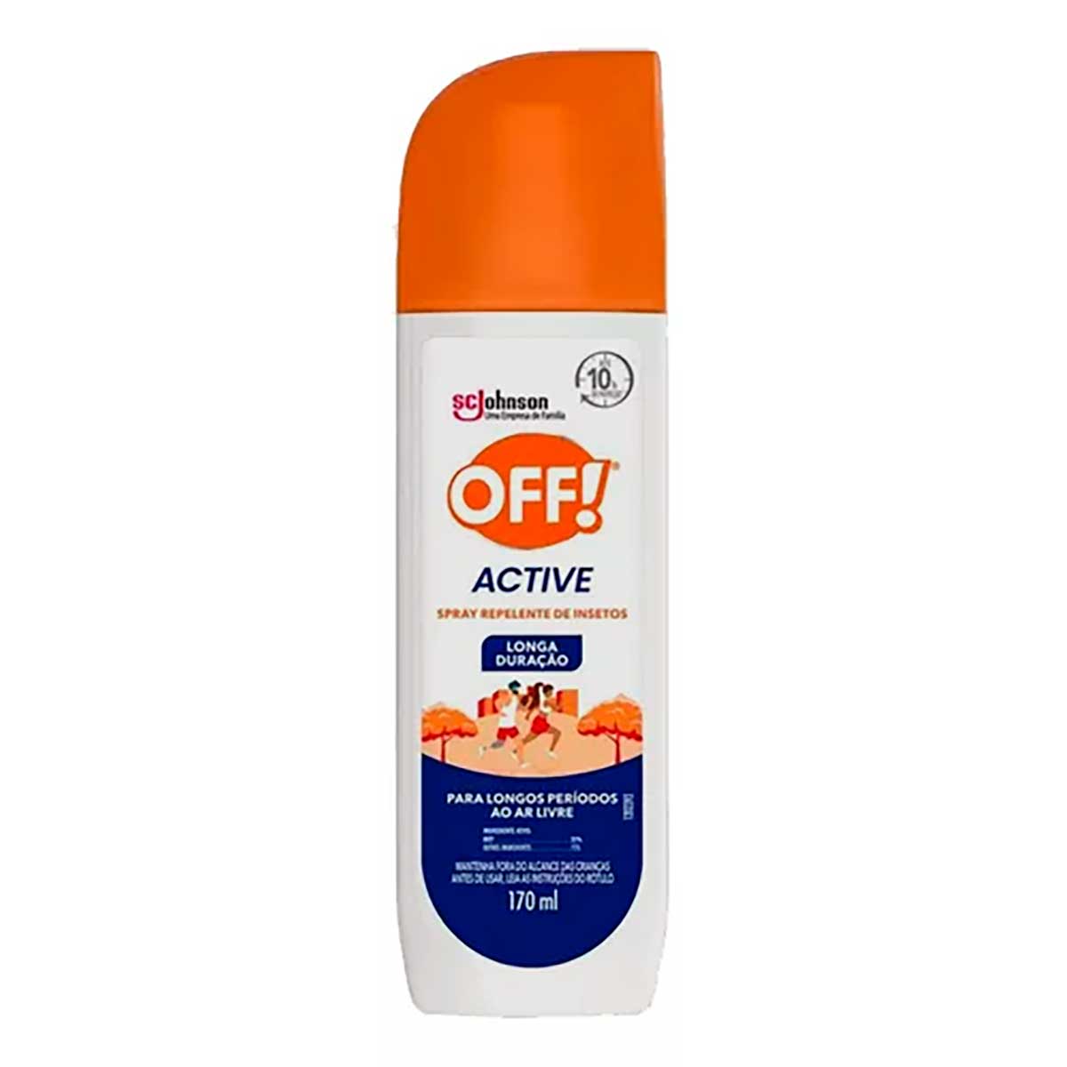 Repelente OFF! Active Spray Deet 170ml