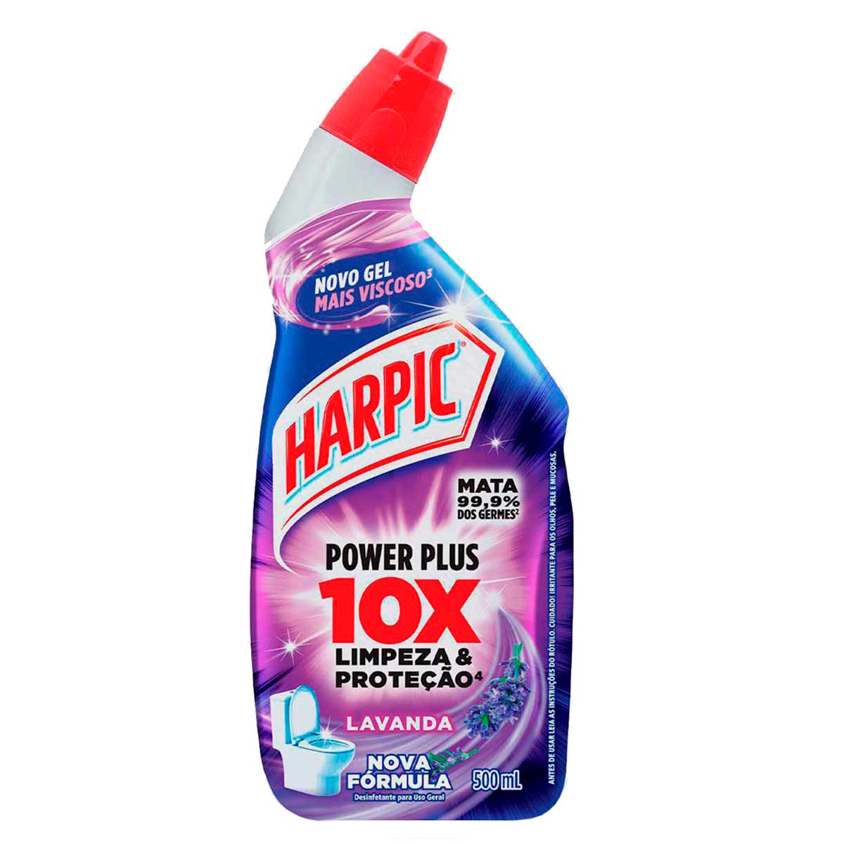 Desinfetante Sanitário Líquido Harpic Power Plus Lavanda 500ml