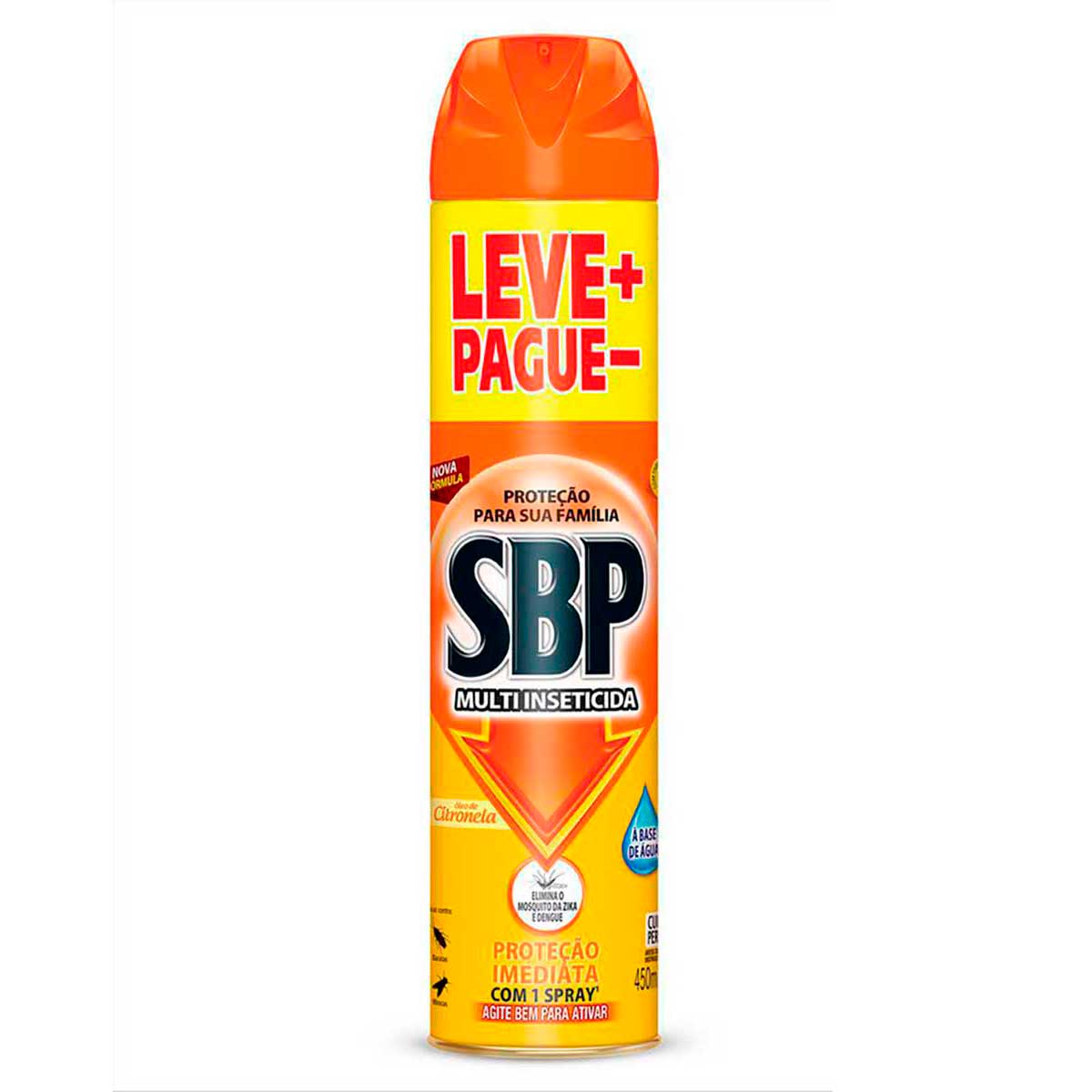 SBP Multi Inseticida Aerossol Óleo de Citronela 450ml Leve+ Pague