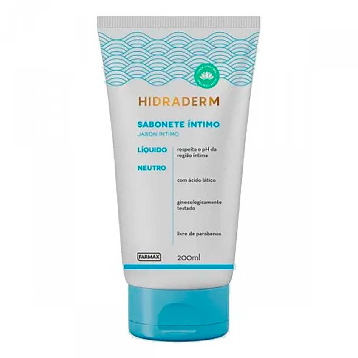 Sabonete Íntimo Líquido Hidraderm Neutro 200ml