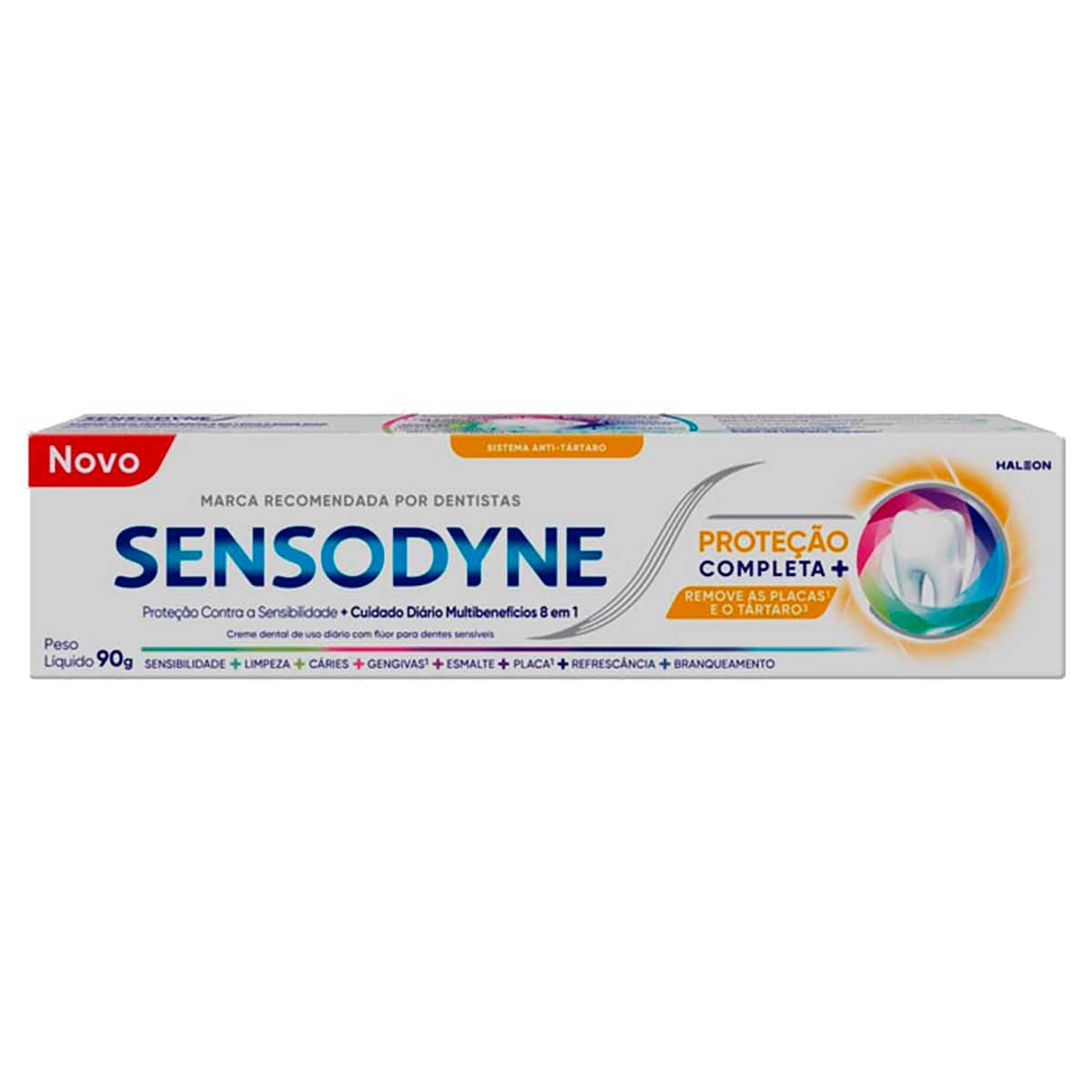 Sensodyne Proteção Completa Mais Antitártaro Creme Dental para Dentes sensíveis 90g