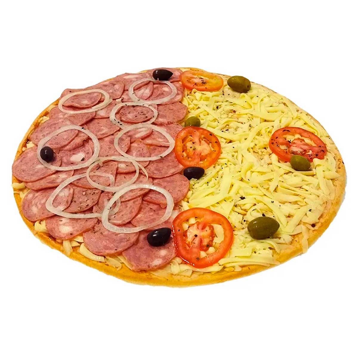 Pizza Meia Calabresa Meia Mussarela Carrefour 800g