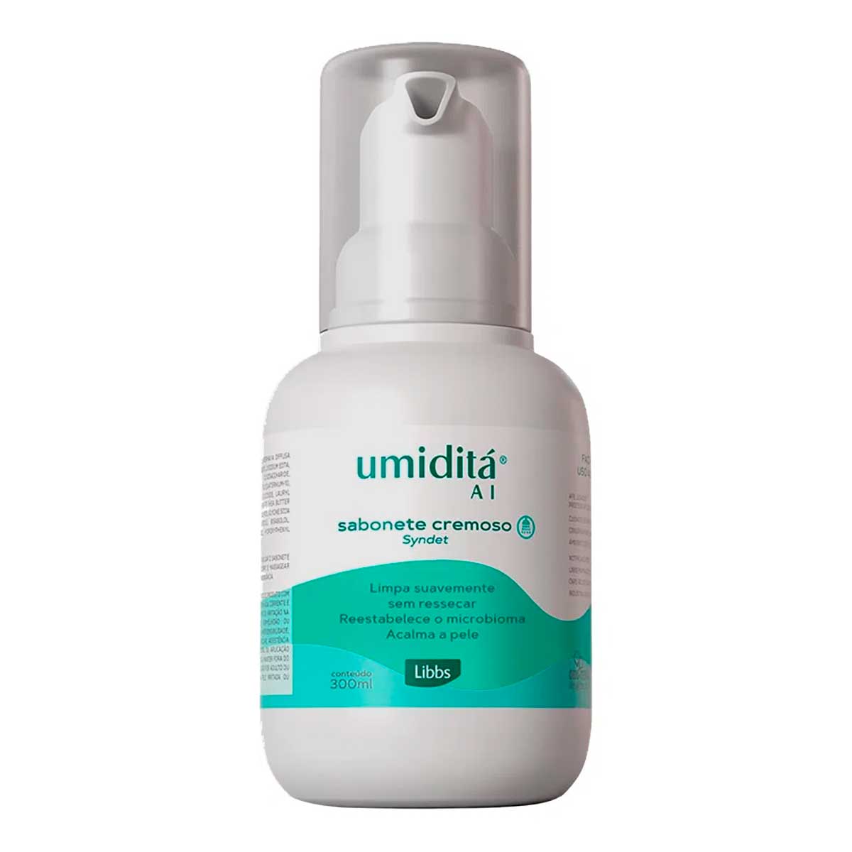 Sabonete Líquido Cremoso Facial e Corporal Umiditá AI Syndet 300ml