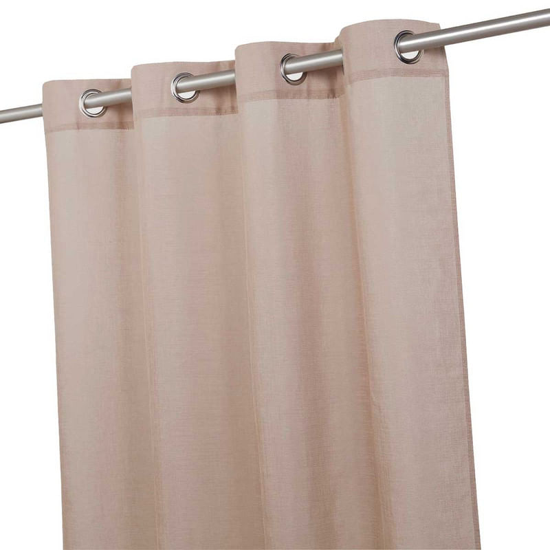 Cortina Rústica Tex 180x280 Bege Fosco