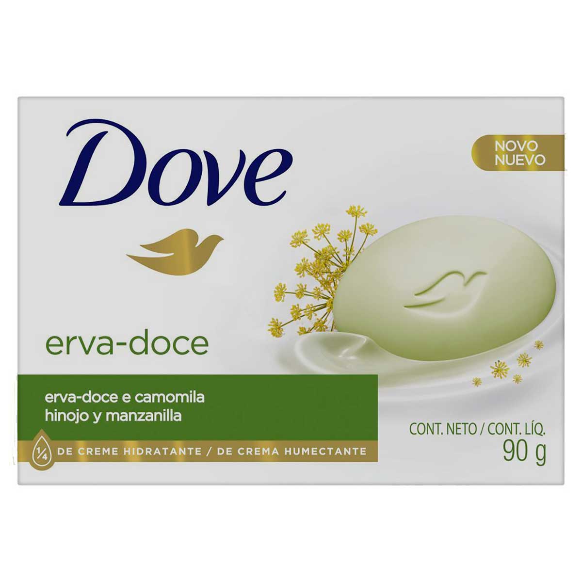 Sabonete em Barra Dove Erva Doce 90g