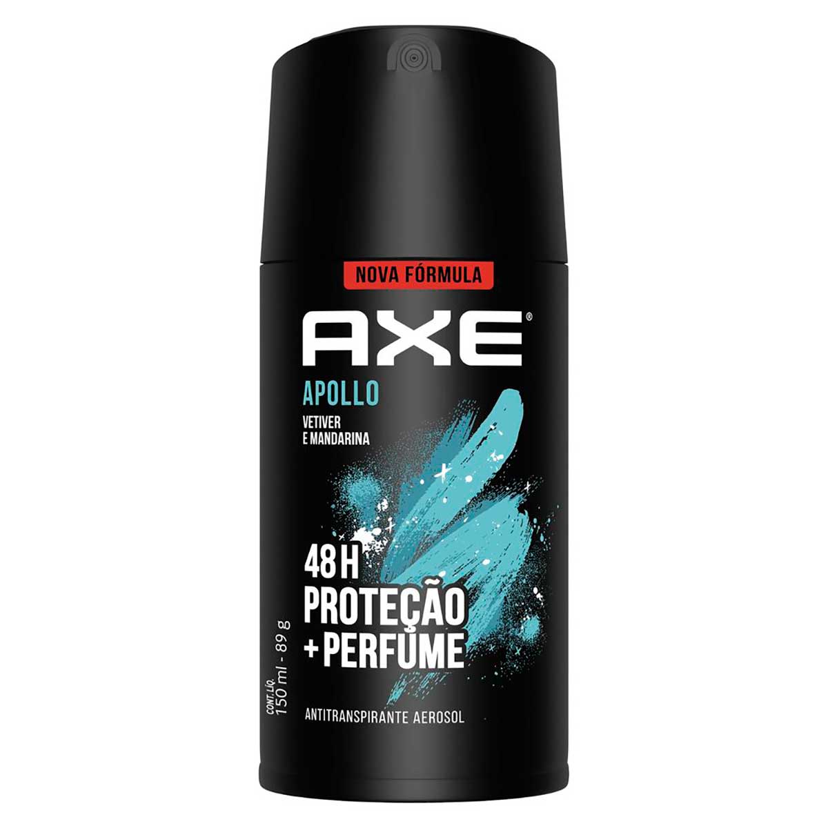 Desodorante Corporal Aerosol Axe Body Spray Apollo Masculino 150 ml/96g