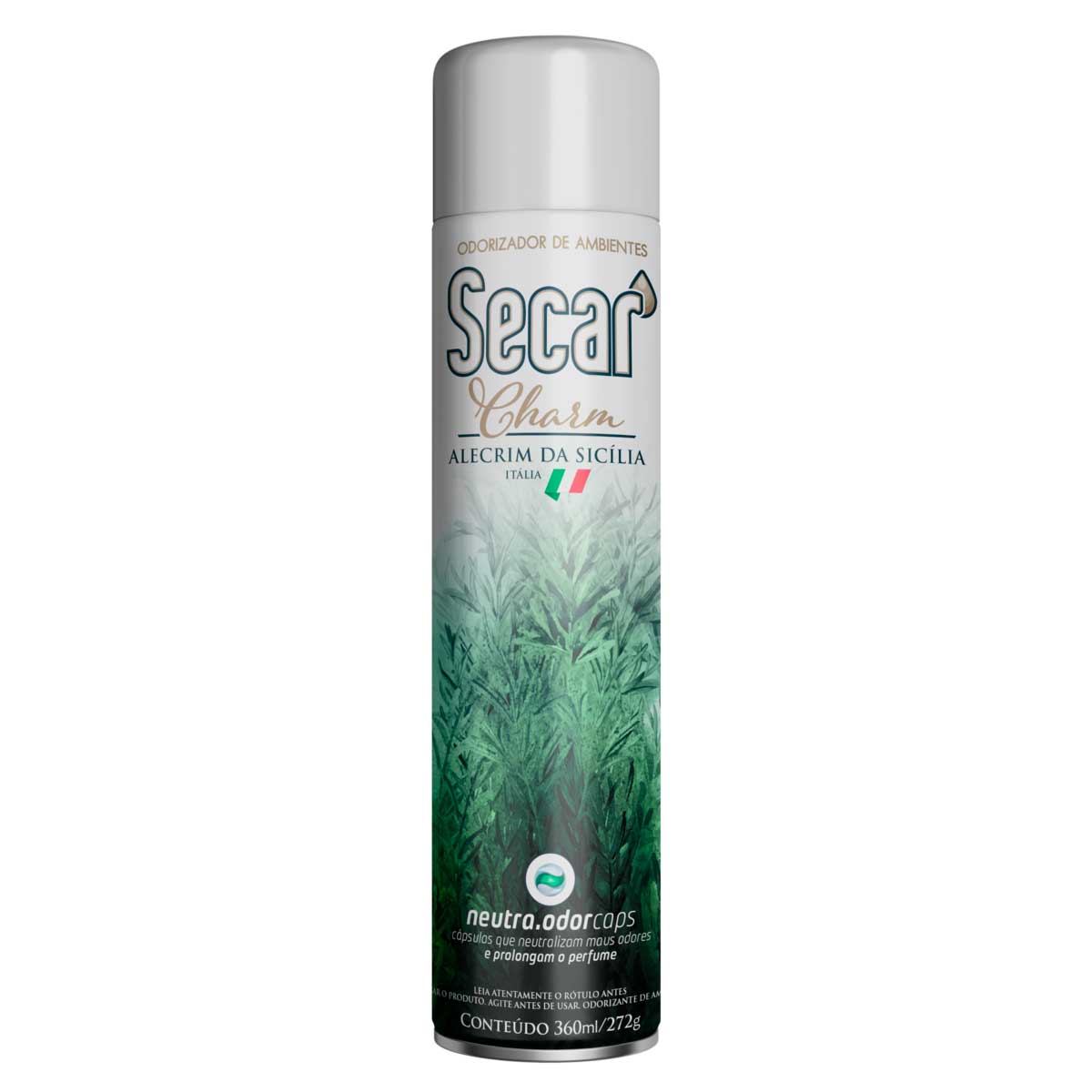 Odorizador de Ambiente Aerossol Alecrim da Sicília Secar Charm 360ml