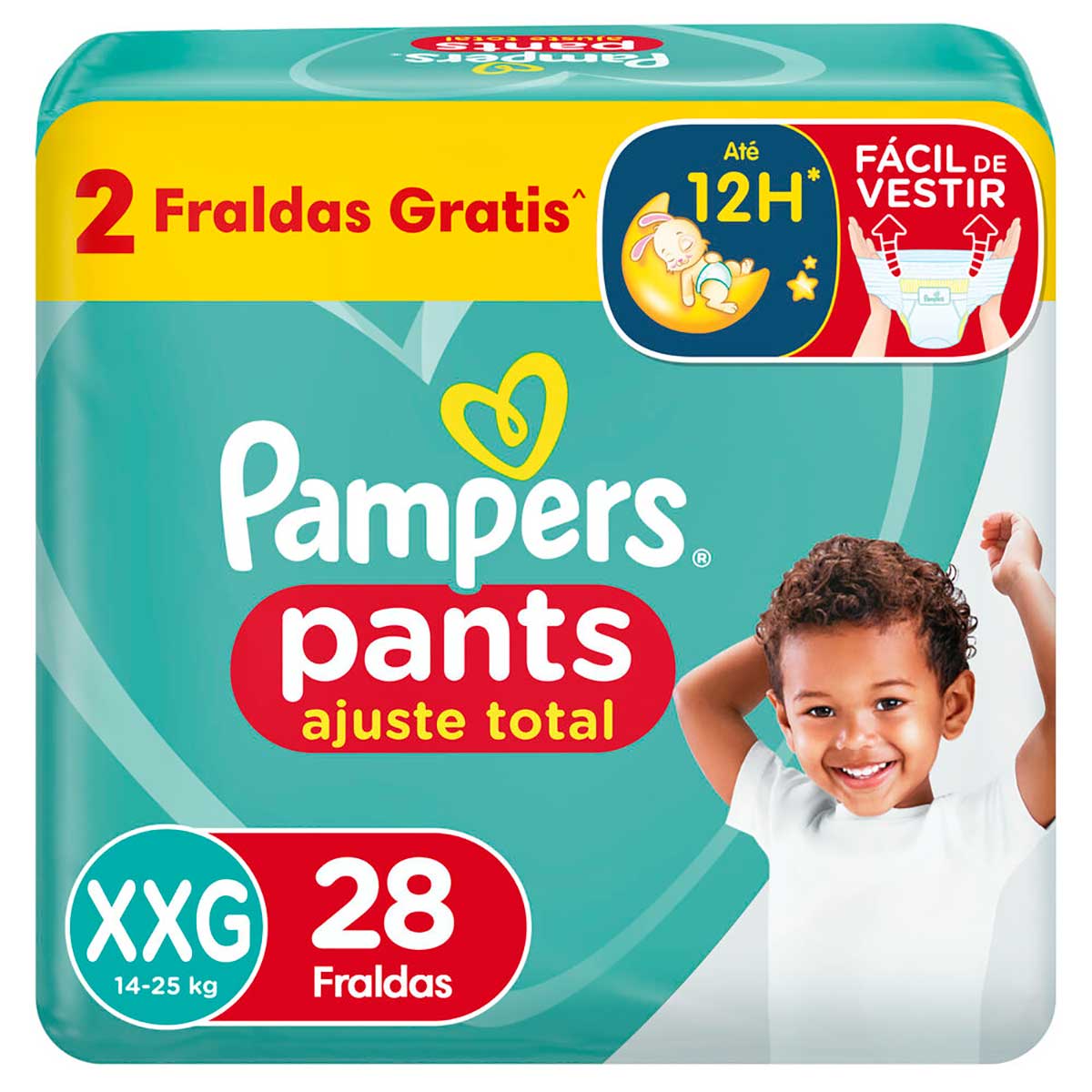 Fralda Descartável Pampers Pants Ajuste Total XXG 28 Unidades