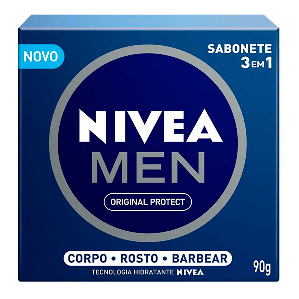 Sabonete em Barra Original NIVEA MEN Protect 3 em 1 90g