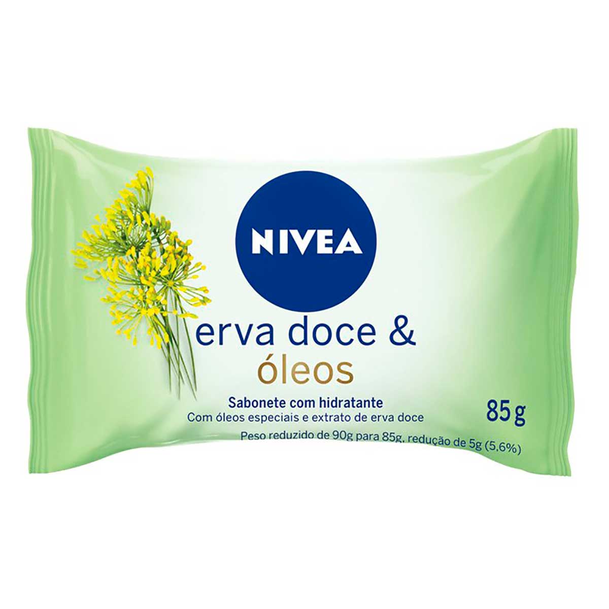 Sabonete em Barra Erva Doce & Óleos NIVEA 85g