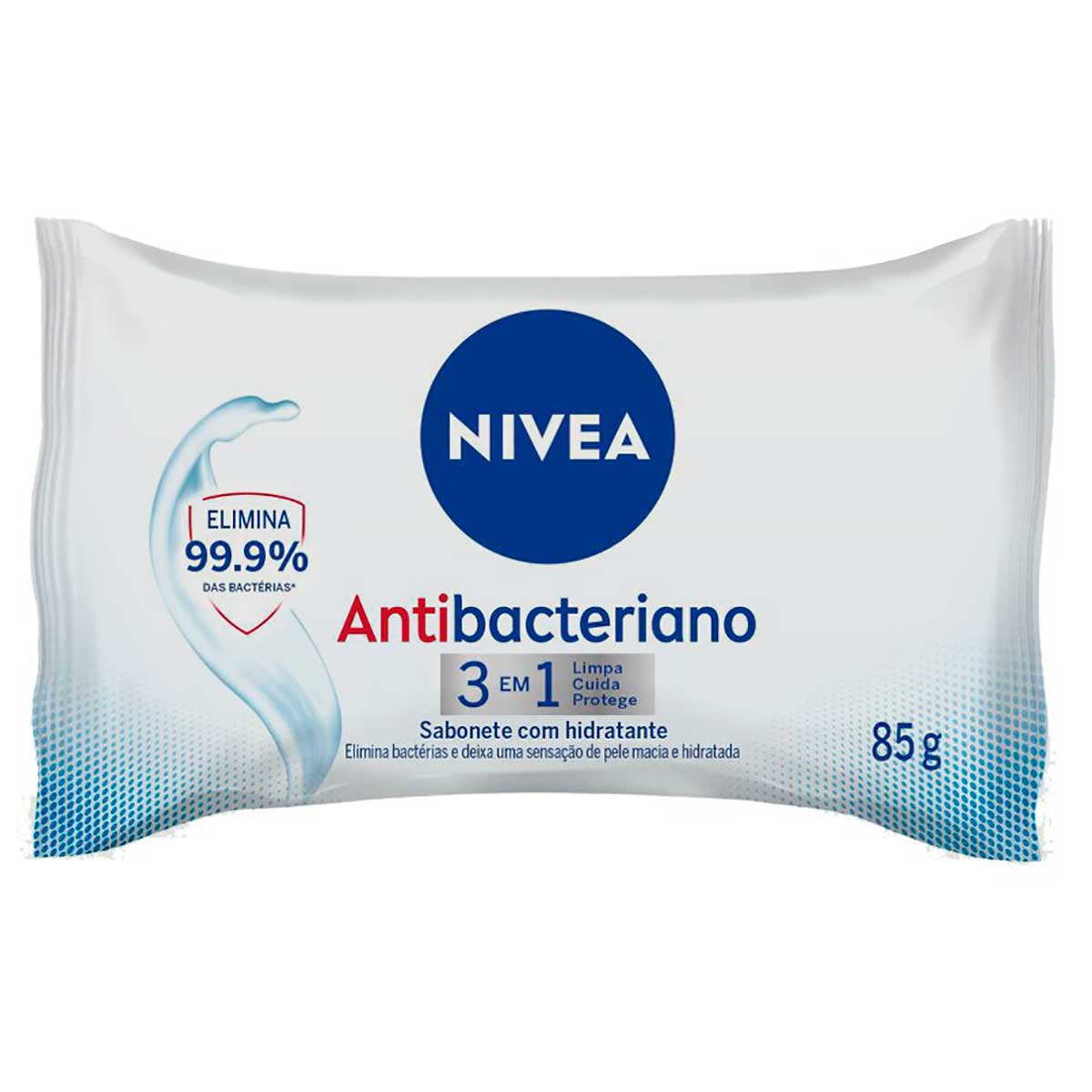 Sabonete em Barra Antibacteriano 3 em 1 NIVEA 85g