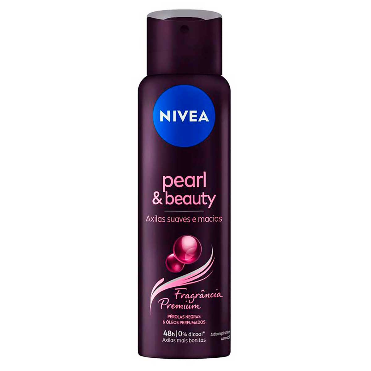 Desodorante Antitranspirante Aerossol Pearl & Beauty NIVEA Fragrância Premium 150ml