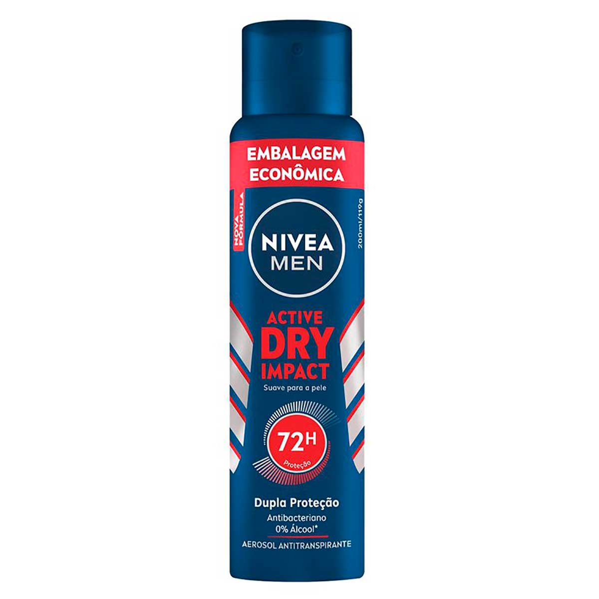 Desodorante Antitranspirante Aerossol NIVEA MEN Dry Impact 200ml