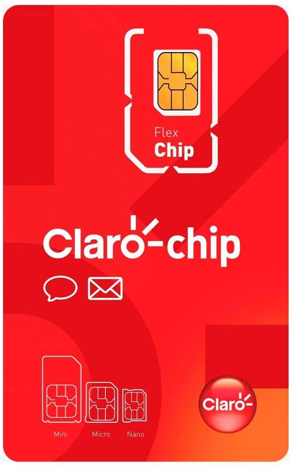 Chip para Celular Claro ODA 128Kb 4G Triplo Corte