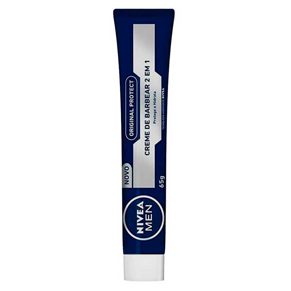 Creme de Barbear Original NIVEA MEN Protect 2 em 1 65g