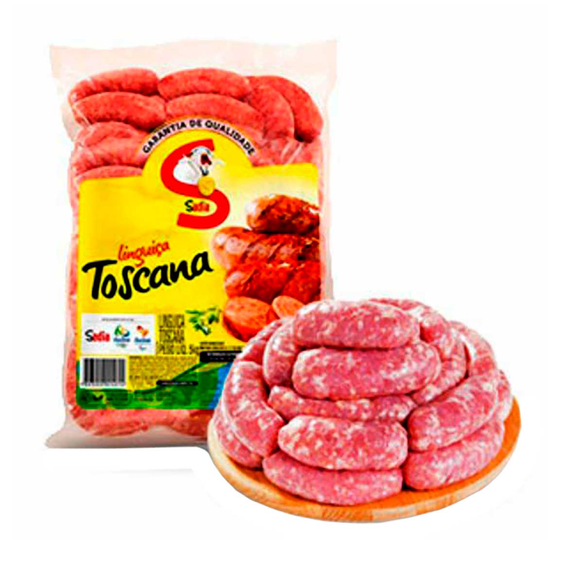 Linguiça Toscana Inteira Sadia Aproximadamente 600 g