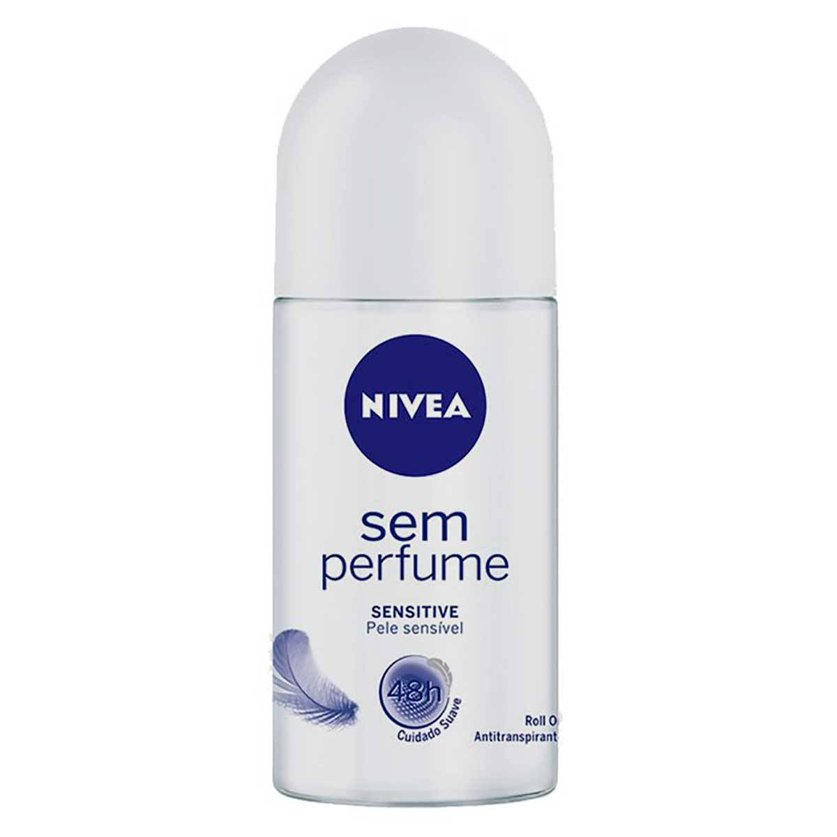 Desodorante Antitranspirante Roll On Sem Perfume NIVEA 50ml