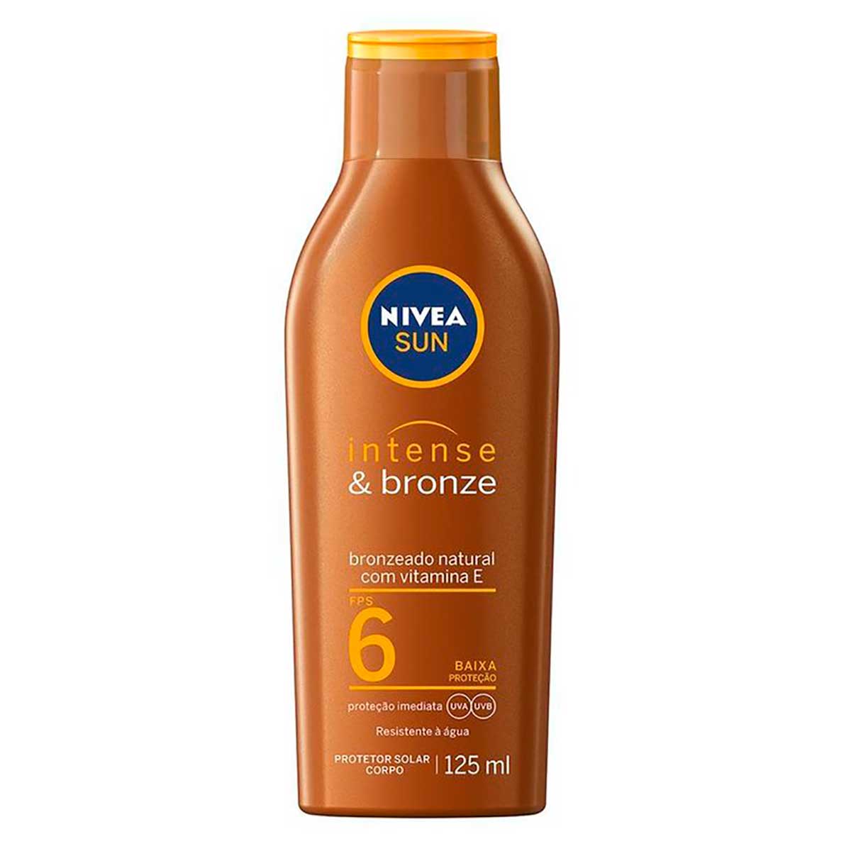 Loção Bronzeadora Intense & Bronze FPS 6 NIVEA SUN 125ml