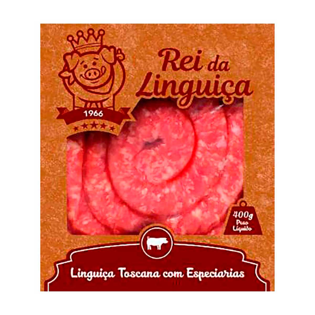 Linguiça Toscana com Especiarias Rei da Linguiça 400 g