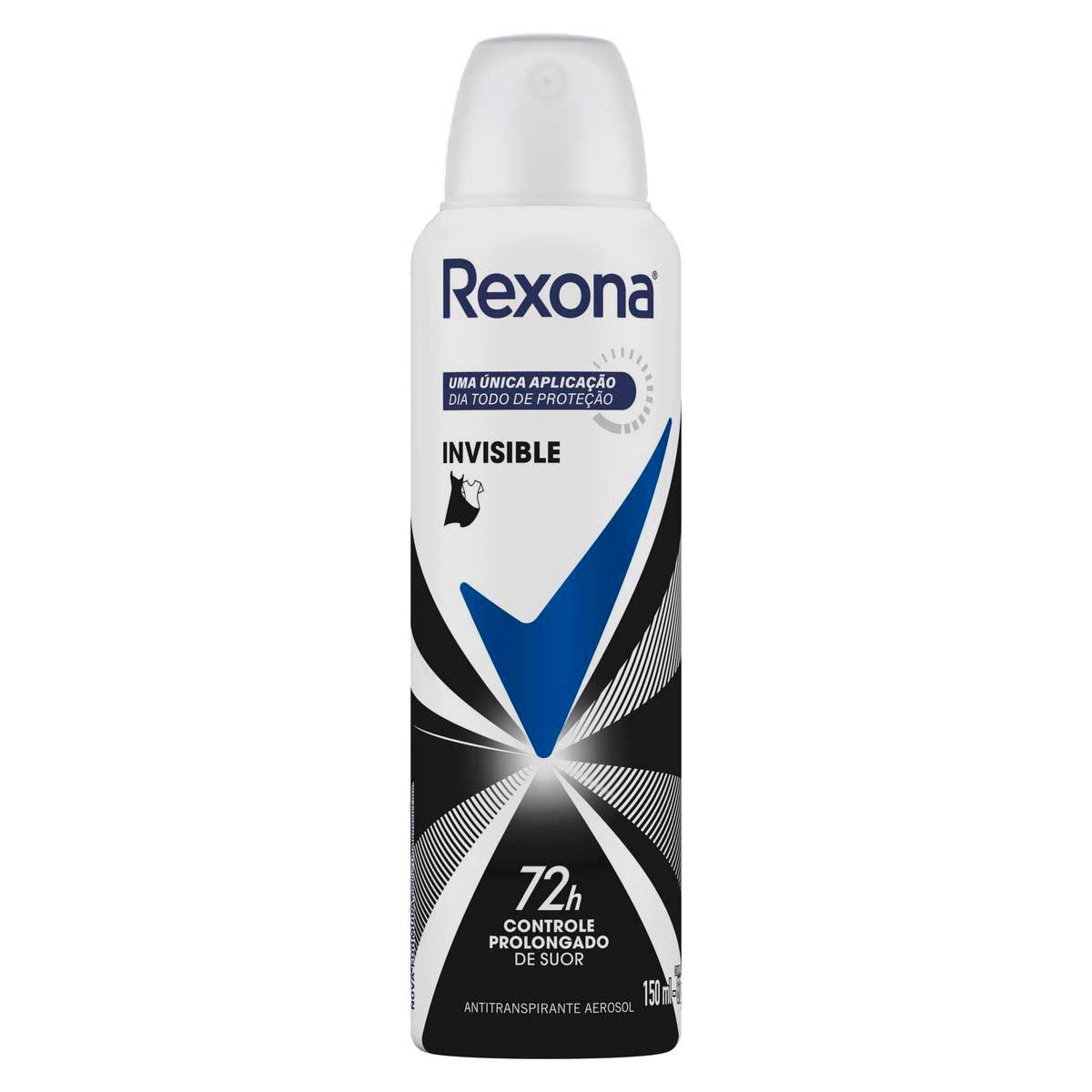 Desodorante Rexona Feminino Invisible 150ml