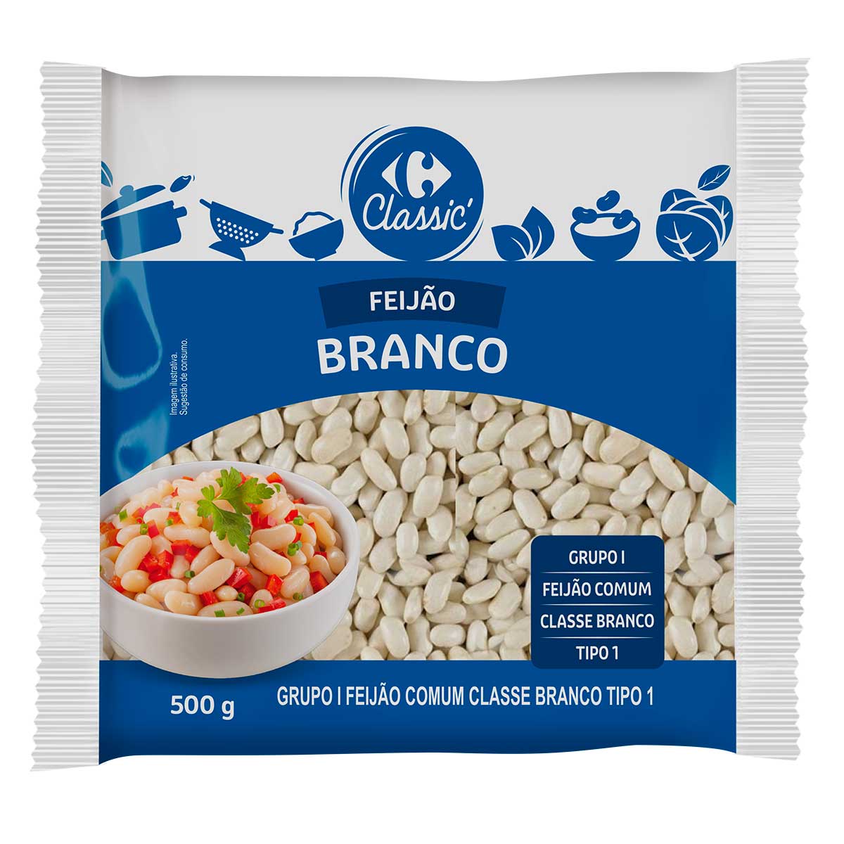 Feijao Branco Carrefour 500 g