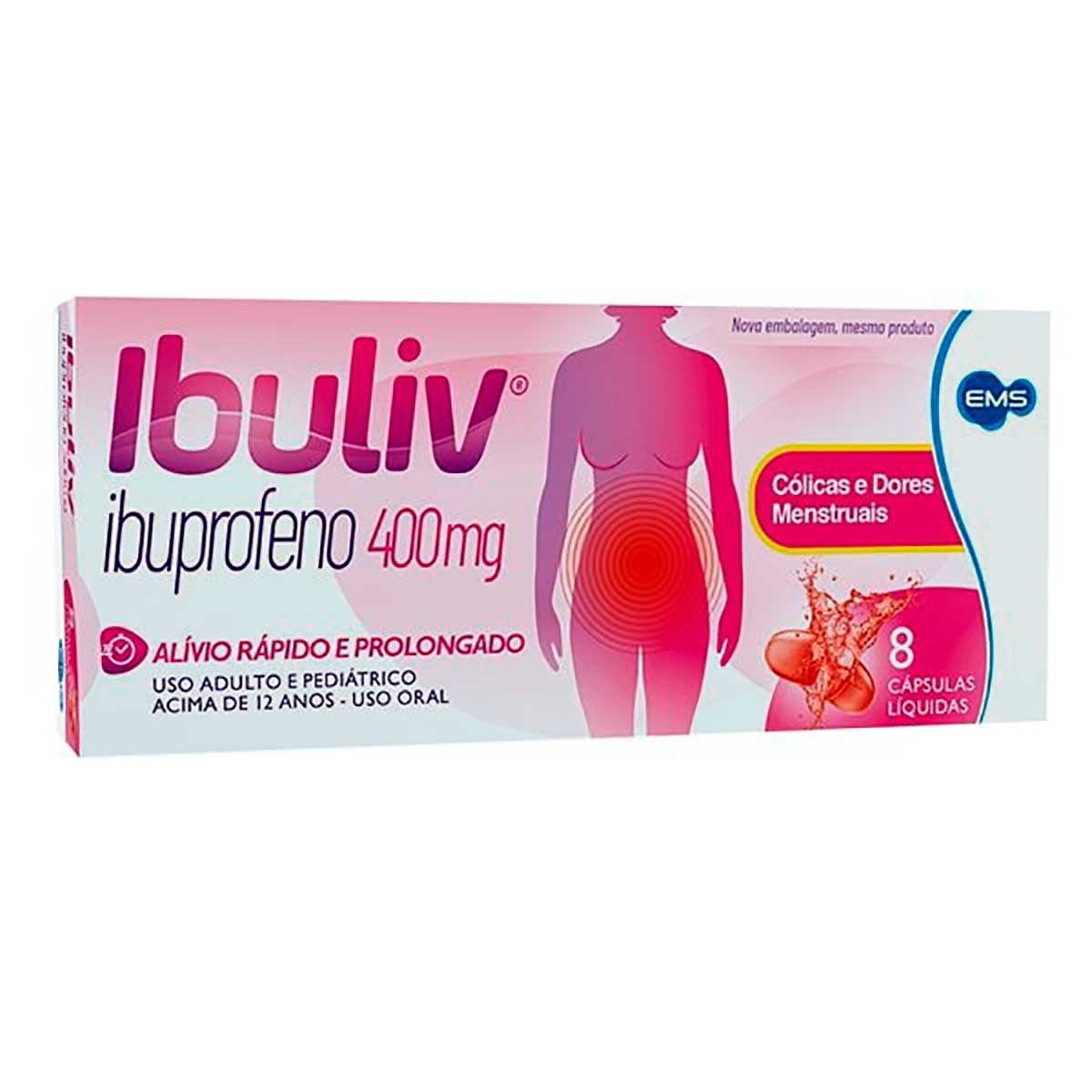 Buliv 400mg 40 Cápsulas Gelatinosas Moles