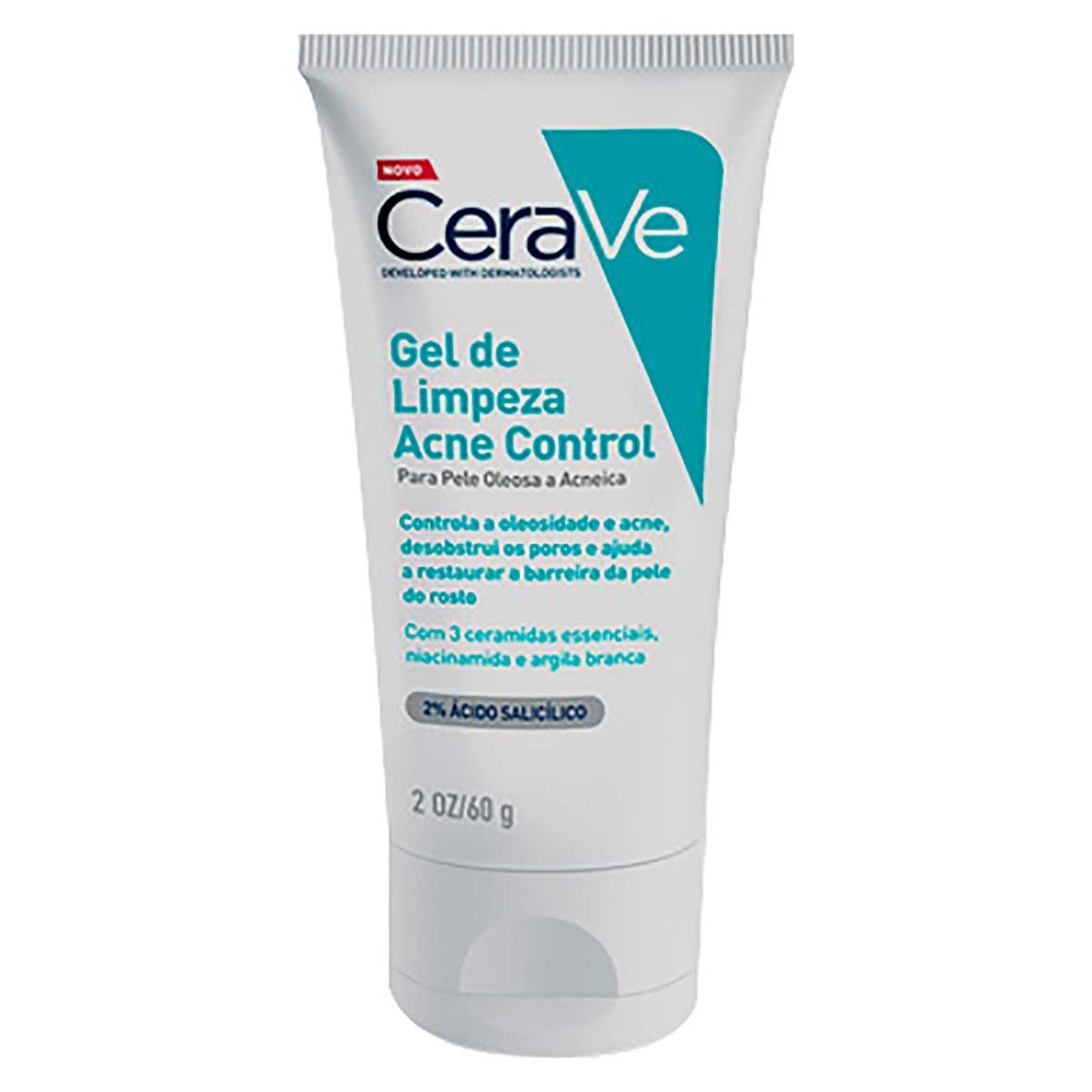 Gel de Limpeza Cerave Acne Control Pele Oleosa 60g