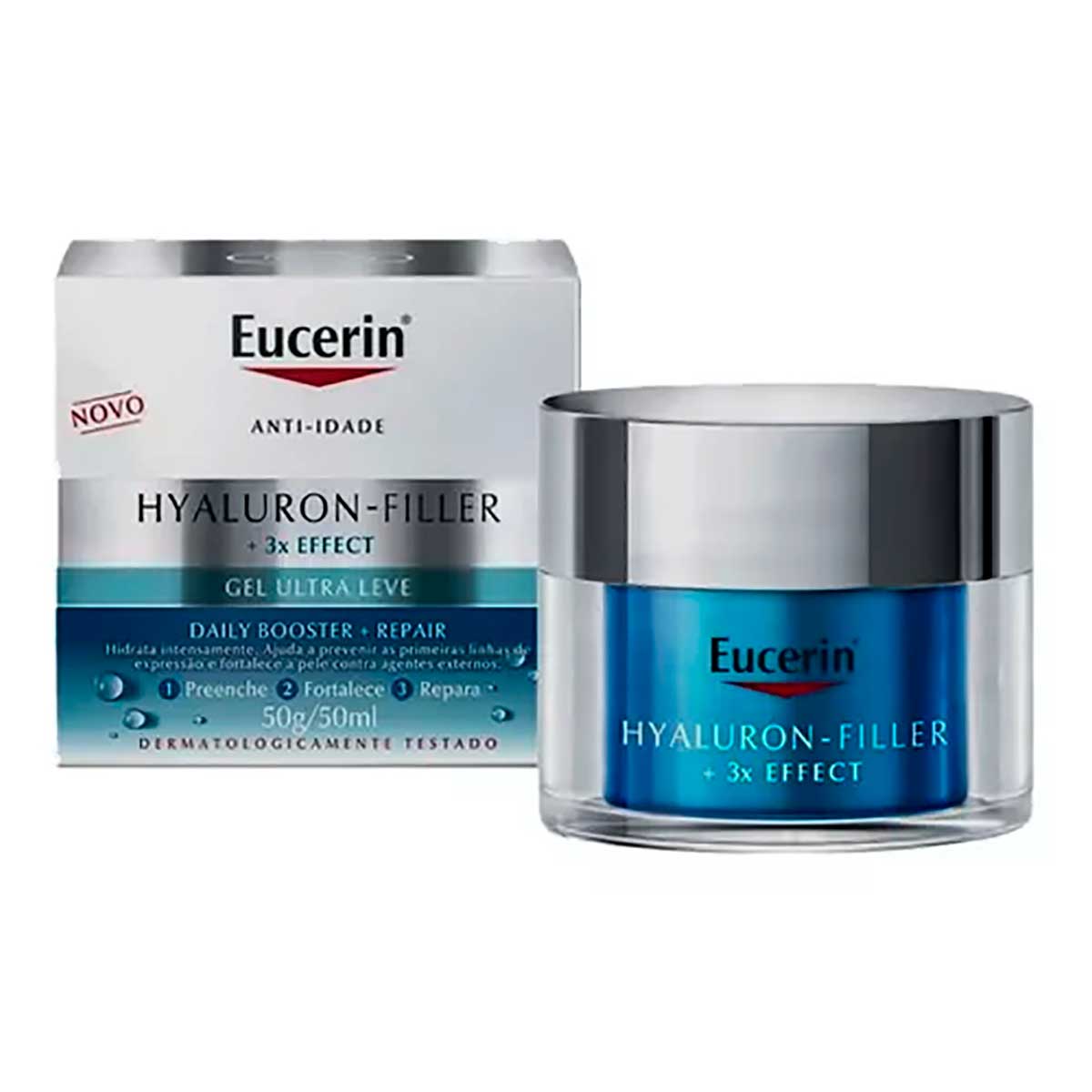 Gel Facial Anti-Idade Eucerin Hyaluron-Filler Daily Booster + Repair 50ml
