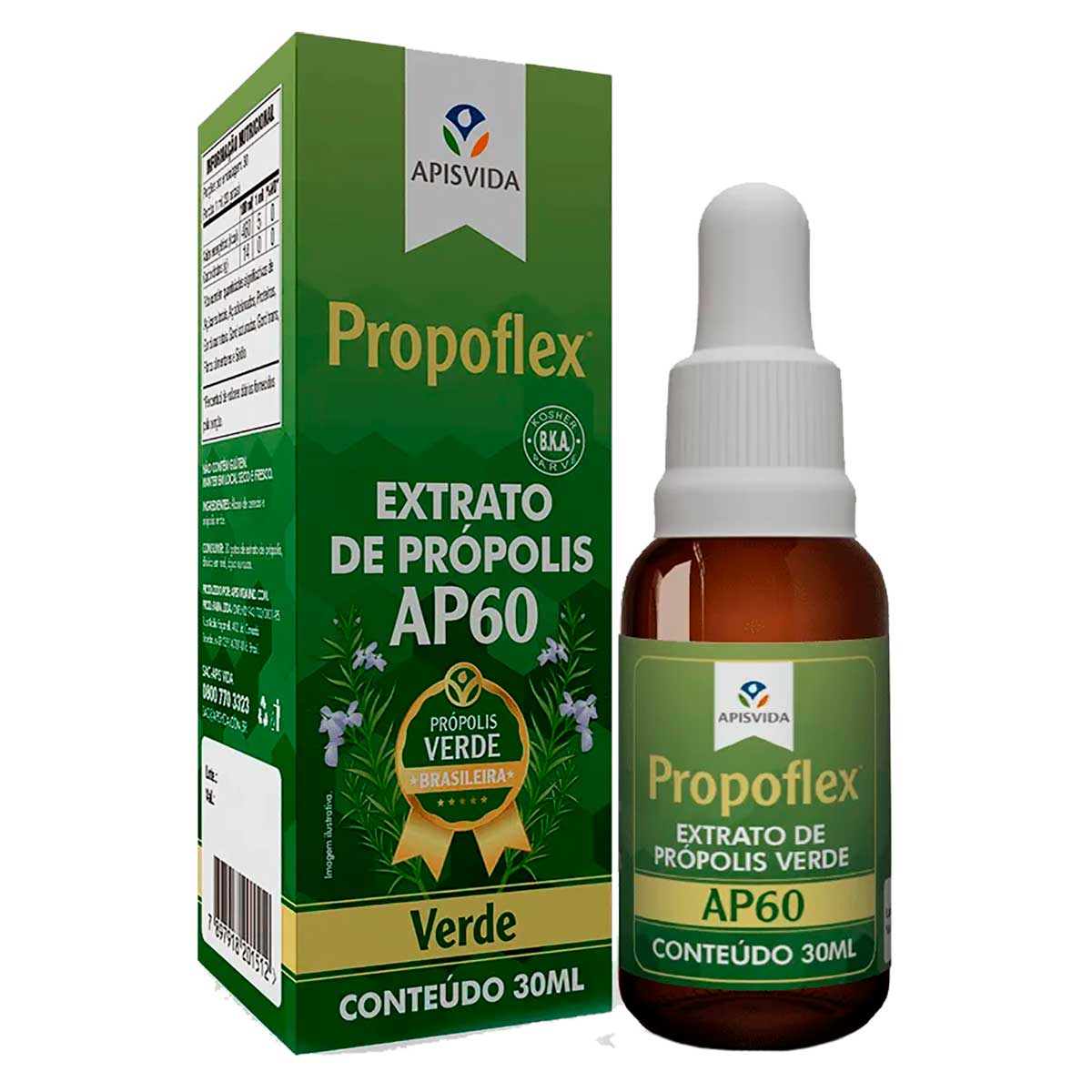 Extrato de Própolis Verde AP60 15% Propoflex 30ml