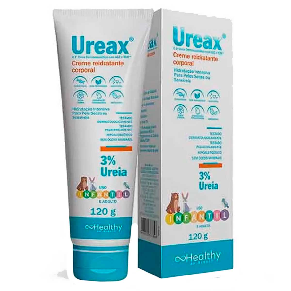 Creme Reidratante Corporal Ureax Infantil 3% 120g