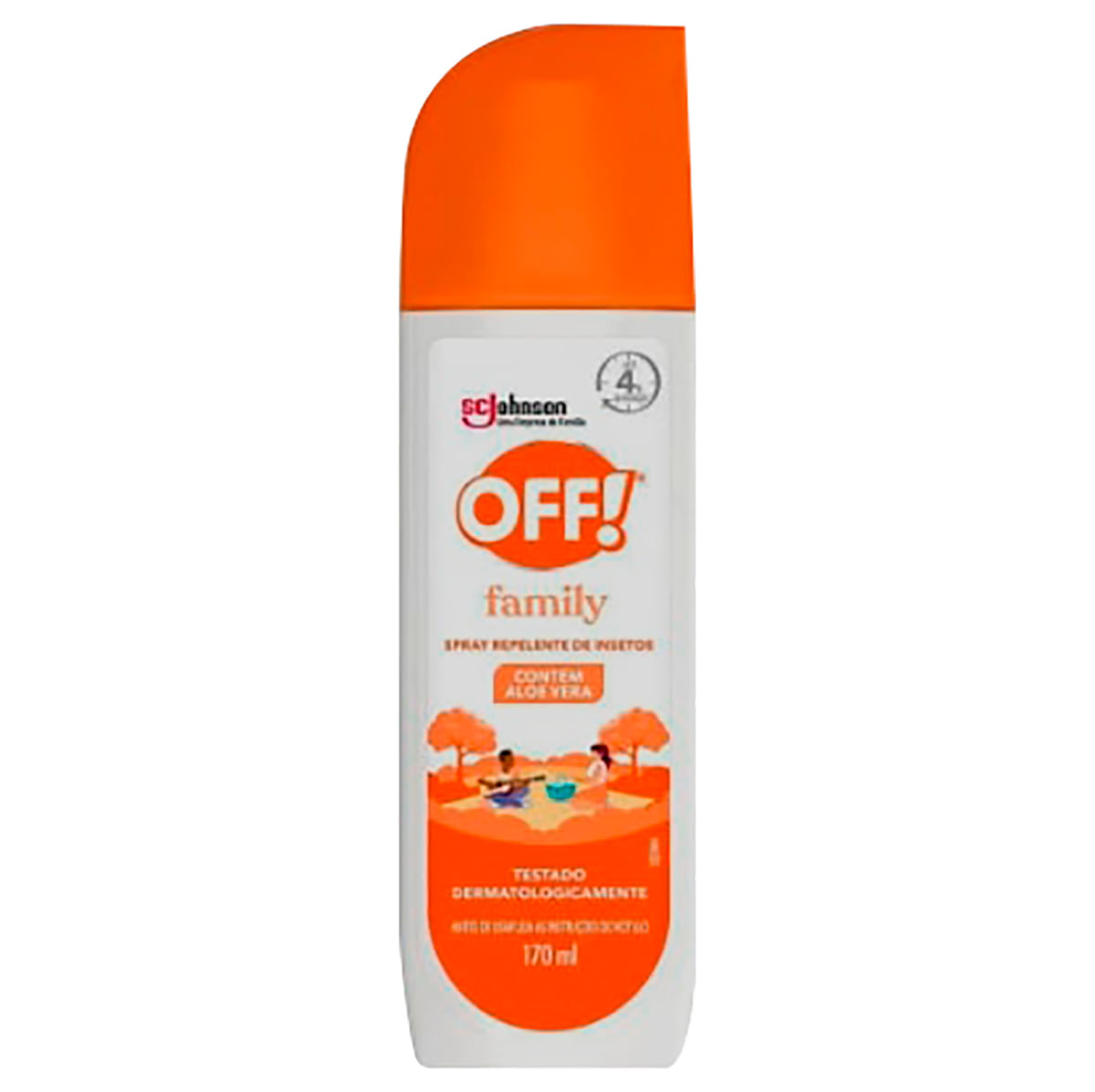 Repelente de Insetos Spray Off! Family 170ml