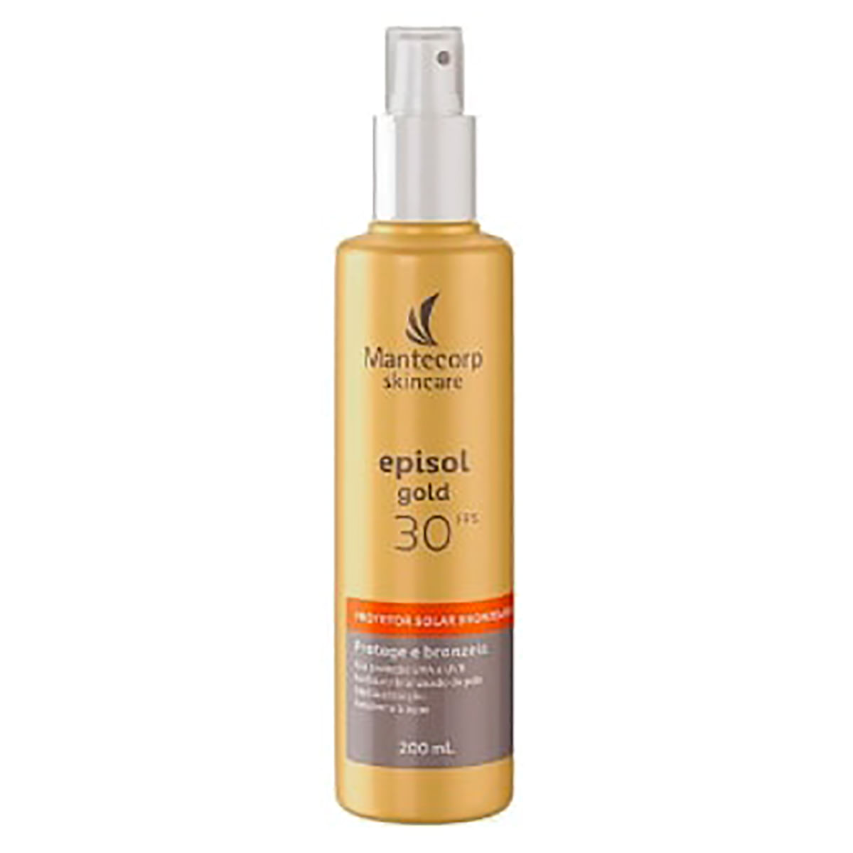 Protetor Solar Bronzeador Episol Gold FPS 30 200ml