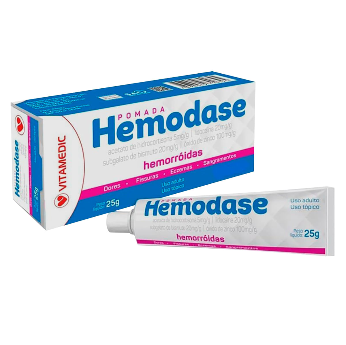 Hemodase Pomada 1 Aplicador 25g