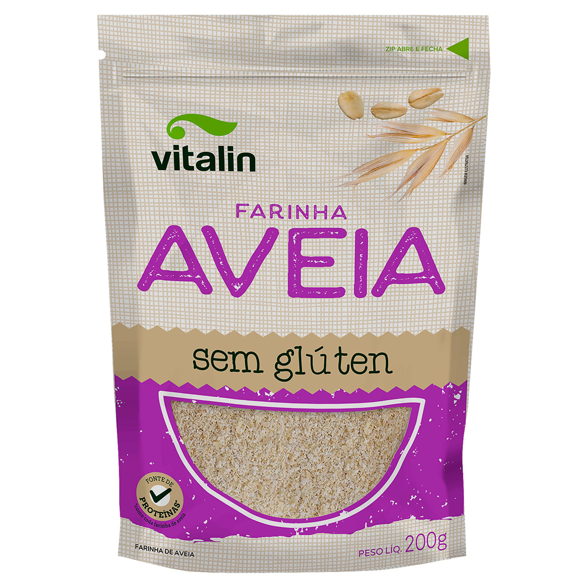 Farinha de Aveia Vitalin 200g