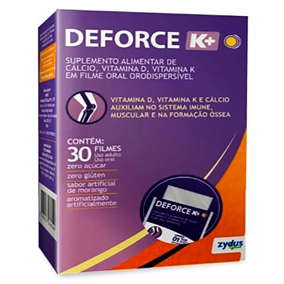 Deforce K + 2000UI ZyduS 30 Filmes