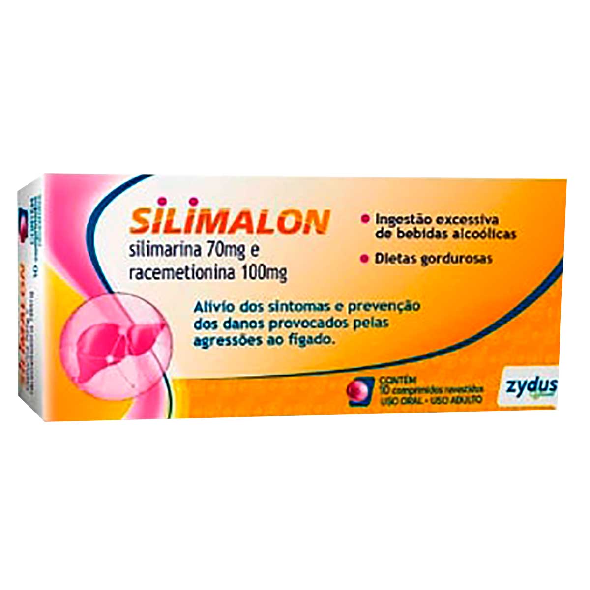 Silimalon Silimarina 70mg 10 Comprimidos