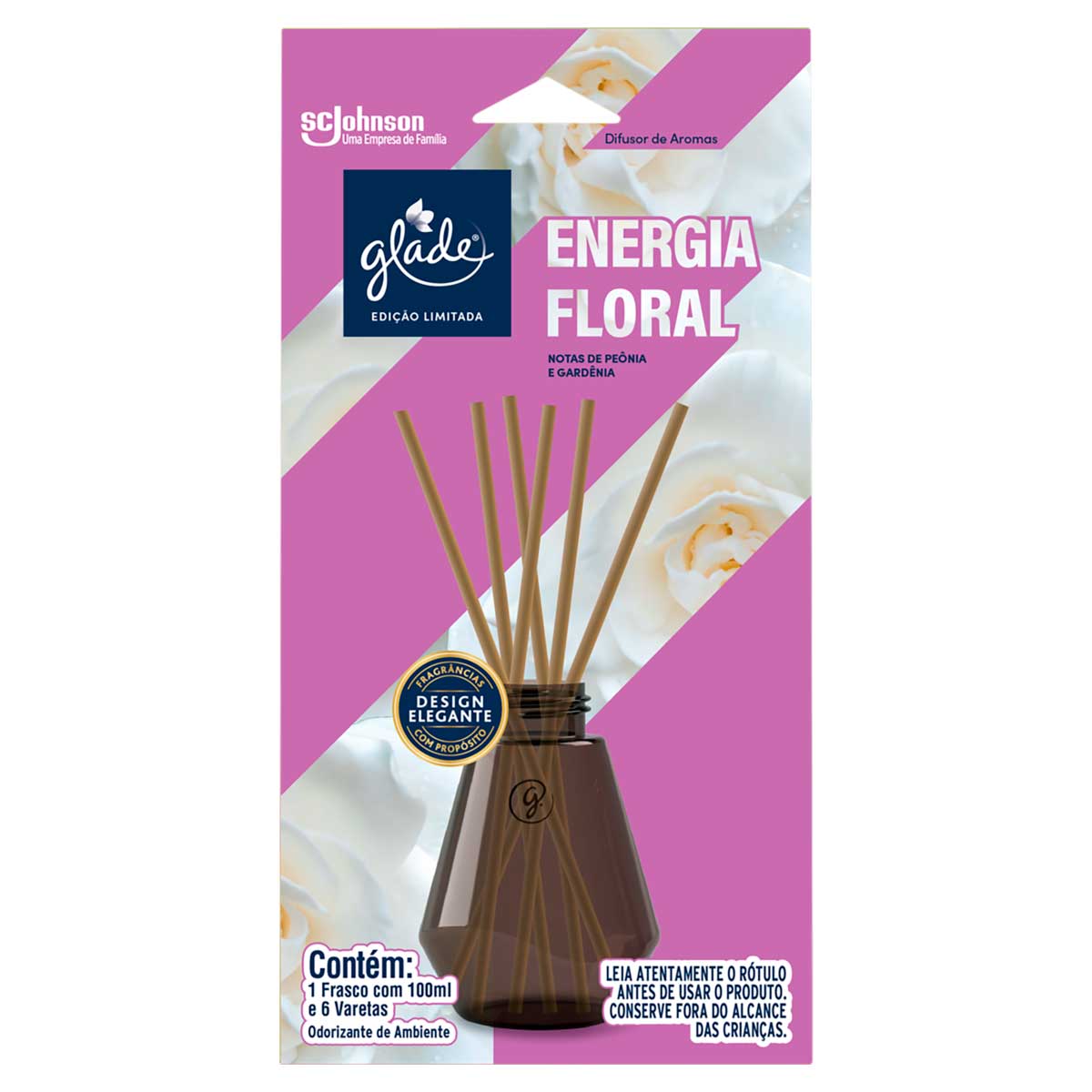 Difusor de Aromas Energia Floral Glade 100ml