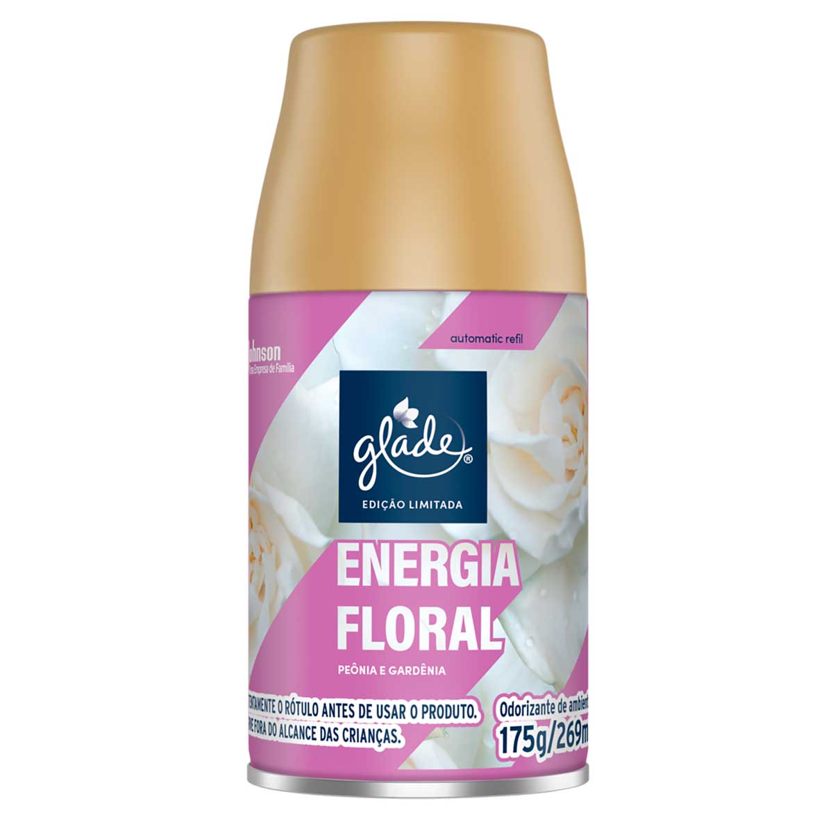 Odorizador de Ambiente Energia Floral Glade Automatic  269ml Refil