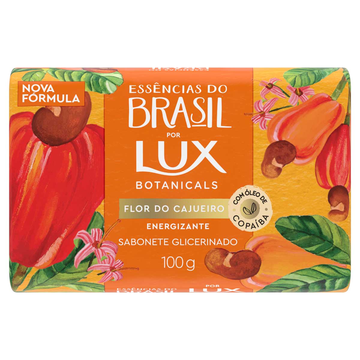 Sabonete em Barra Lux Essências do Brasil Flor do Cajueiro 100g