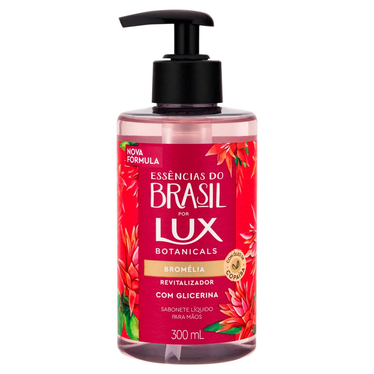 Sabonete Líquido de Glicerina para as Mãos Bromélia Lux Botanicals Essências do Brasil 300ml