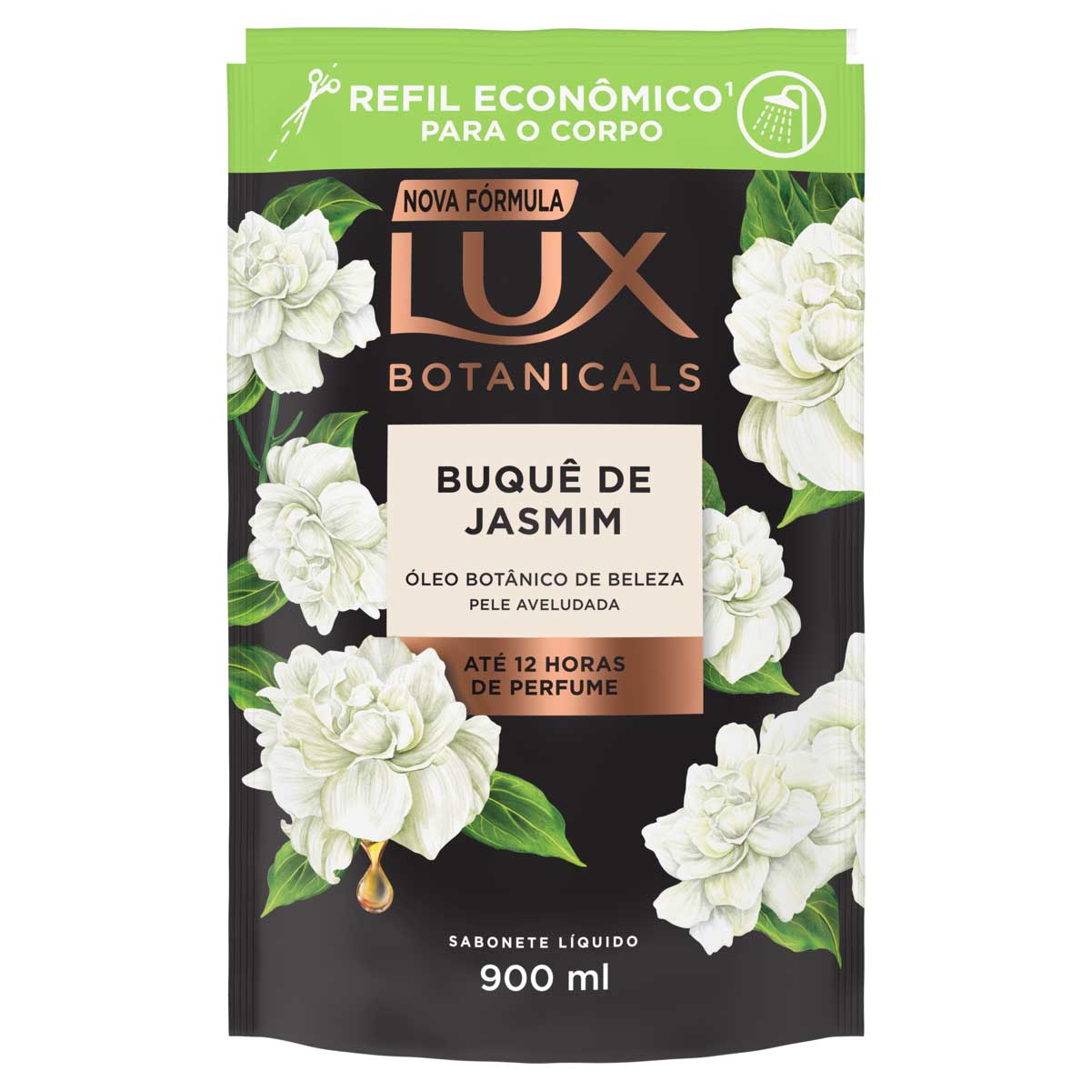 Sabonete Líquido Buquê de Jasmim Lux Botanicals 900ml Refil Econômico