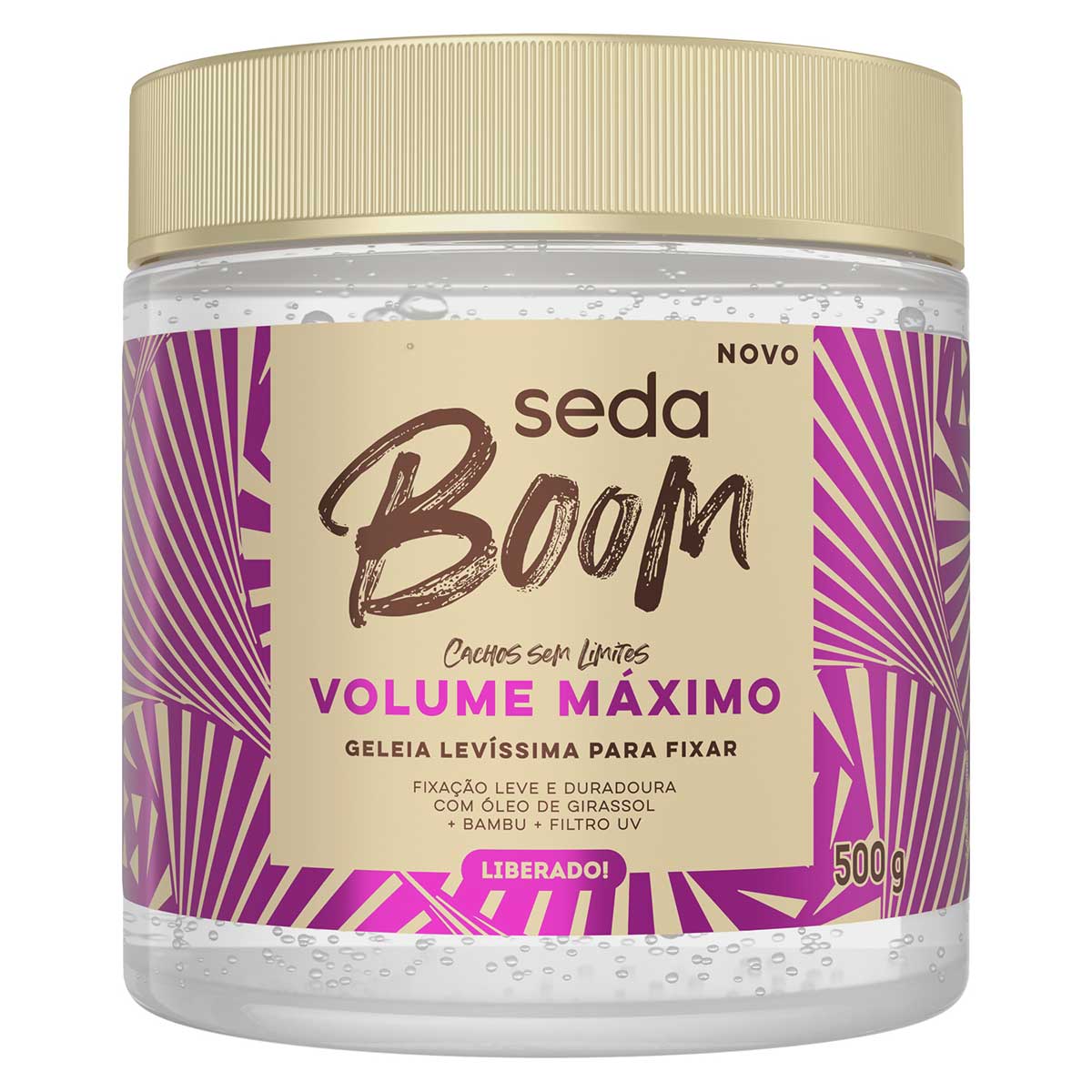 Geleia Seda Boom Volume Máximo 500g